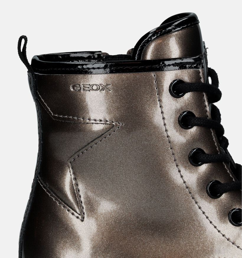 Geox Casey Boots en Bronze pour filles (329862) - pour semelles orthopédiques