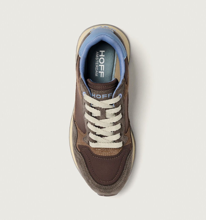 HOFF City Bruine Casual Sneakers voor dames (360851) - geschikt voor steunzolen