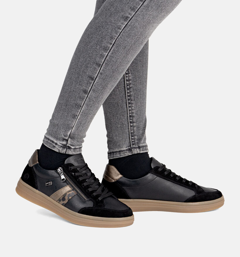 Remonte Chaussures à lacets en Noir/Marron pour femmes (360400) - pour semelles orthopédiques