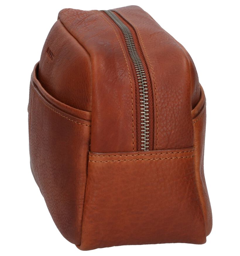 Burkely Trousse de toilette en Marron en cuir (249397)