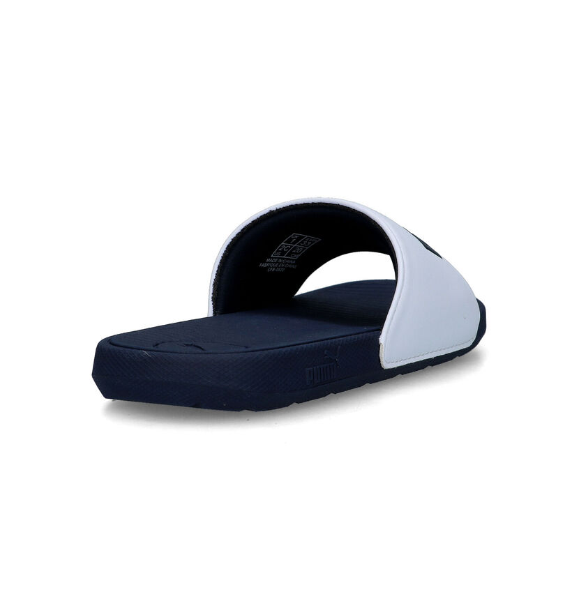 Puma Cool Cat 2.0 Blauwe Badslippers voor jongens, meisjes (350401)