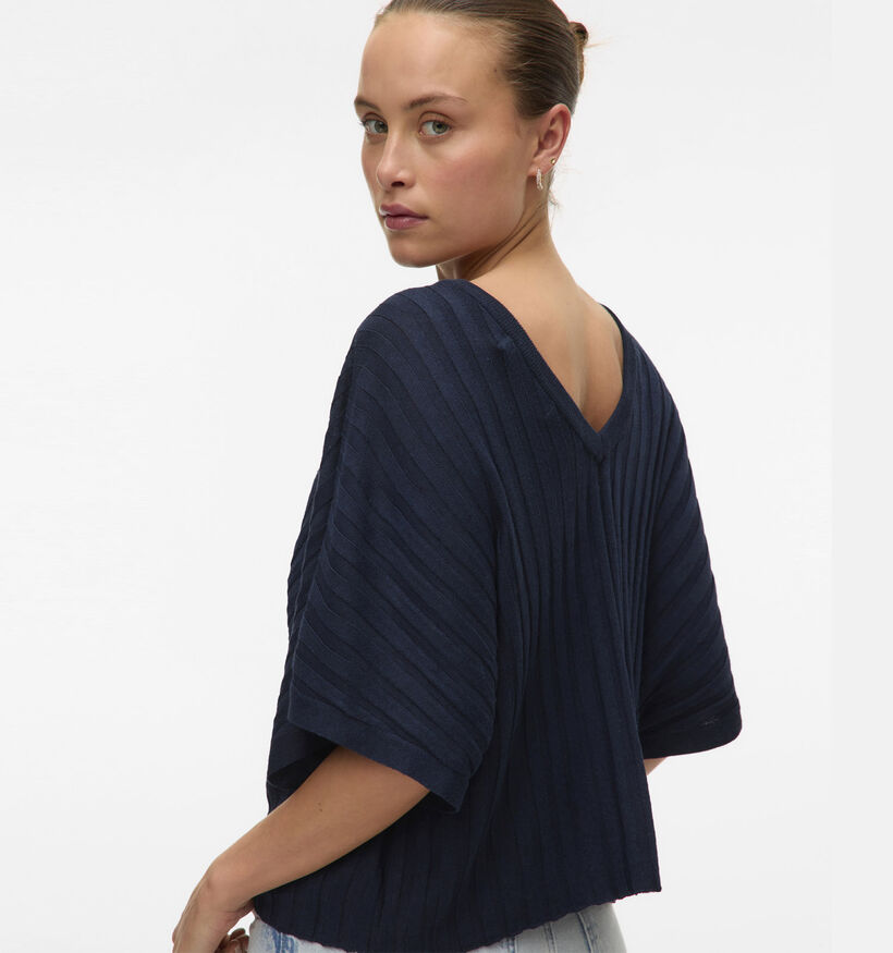 Vero Moda Barbados Pull en Bleu pour femmes (353138)