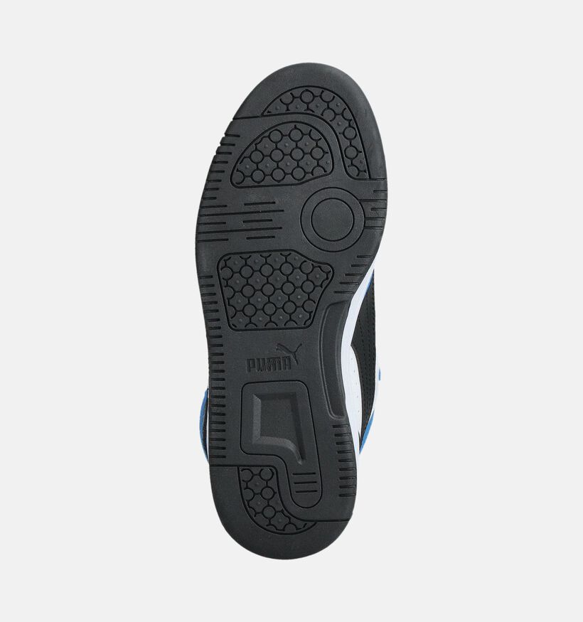 Puma Rebound Baskets montantes en Blanc pour filles, garçons (359216) - pour semelles orthopédiques