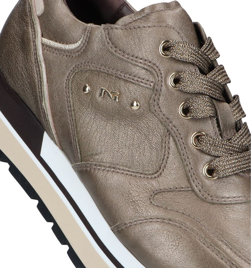 NeroGiardini Baskets casual en Marron pour femmes (329947) - pour semelles orthopédiques