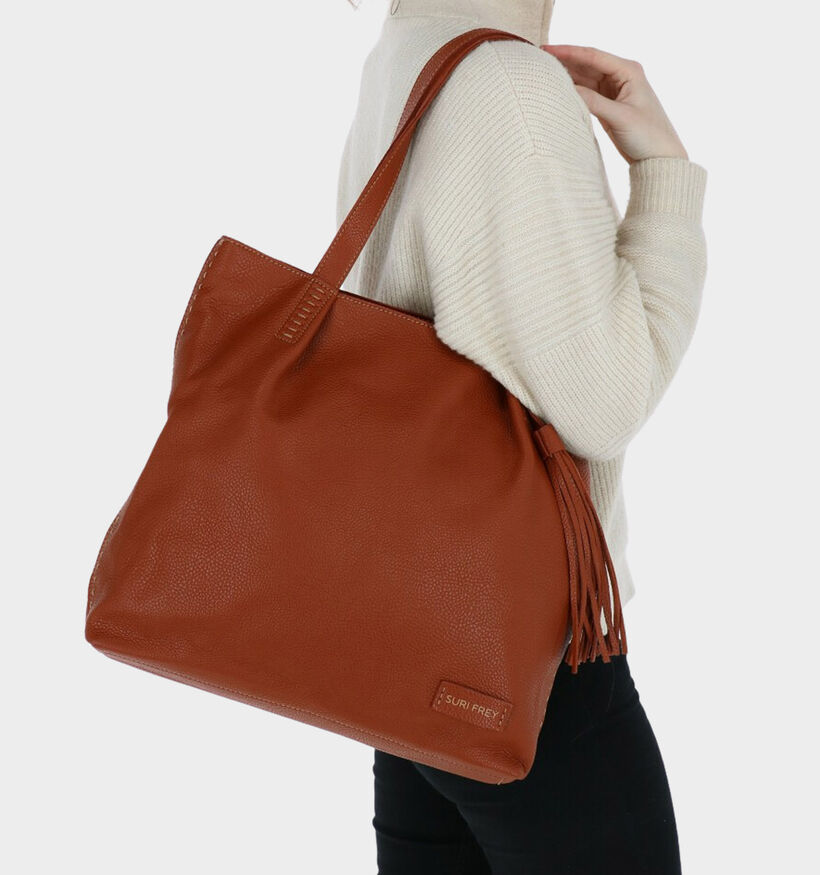 Suri Frey Stacy Cognac Shopper Tas in kunstleer (290122)