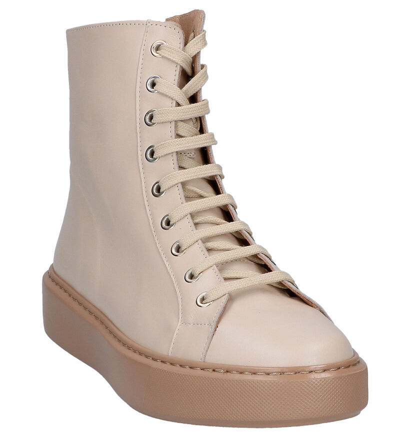 KMB Beige Bottines in leer (298922)