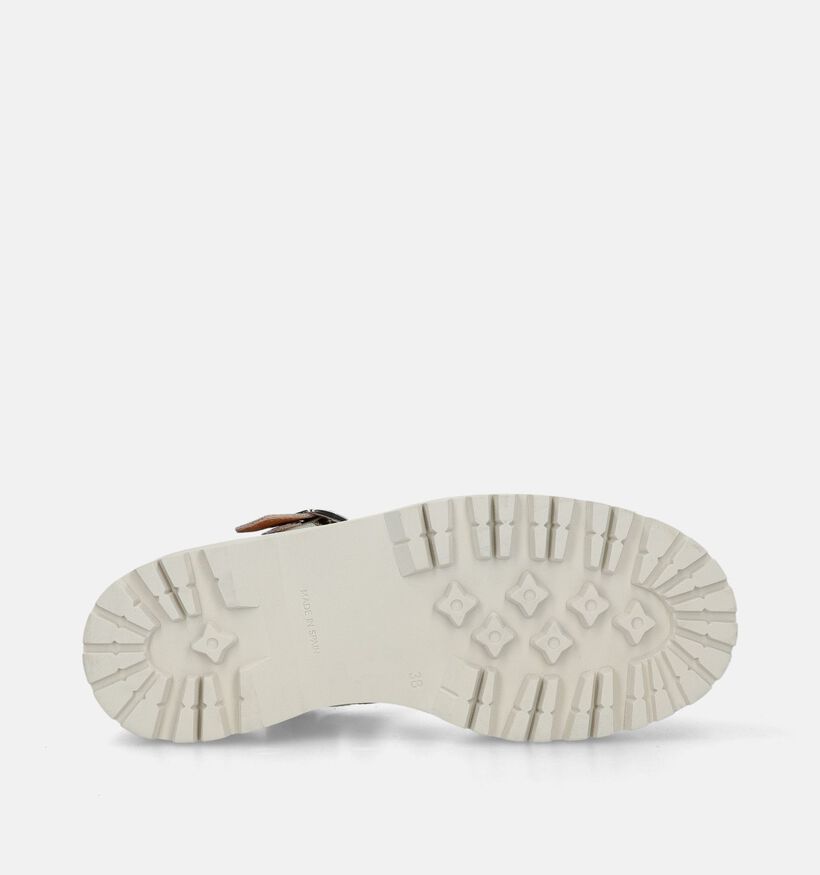 Sweet Lemon Nacere Sandales avec semelle plateform en Or pour femmes (361381)