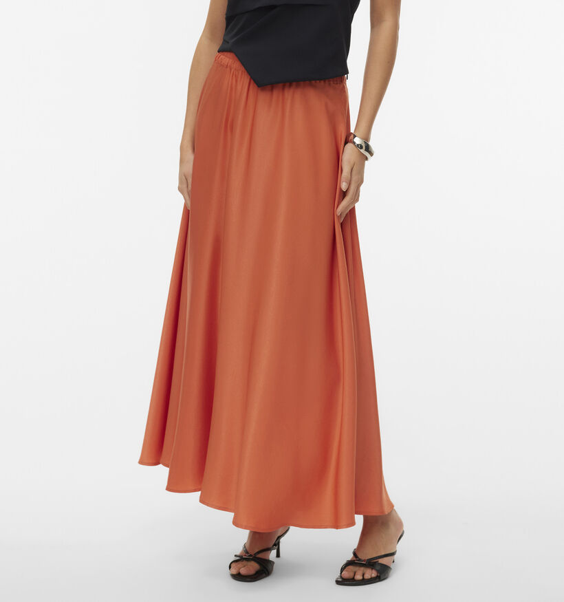 Vero Moda Mira Ankle Skirt Jupe longue en Orange pour femmes (374946)