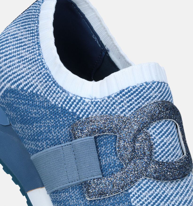 La Strada Blauwe Sneakers voor dames (337442) - geschikt voor steunzolen