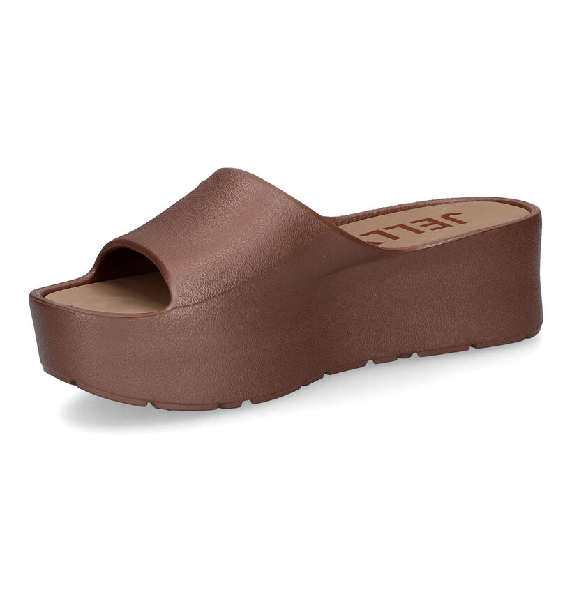 Lemon Jelly Sunny Bronzen Badslippers voor dames (310276) - geschikt voor steunzolen