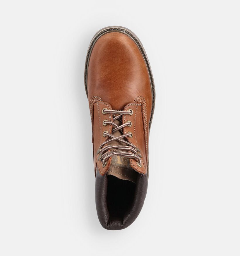 CaterpillarColorado Boots à lacets en Beige pour hommes (361109) - pour semelles orthopédiques