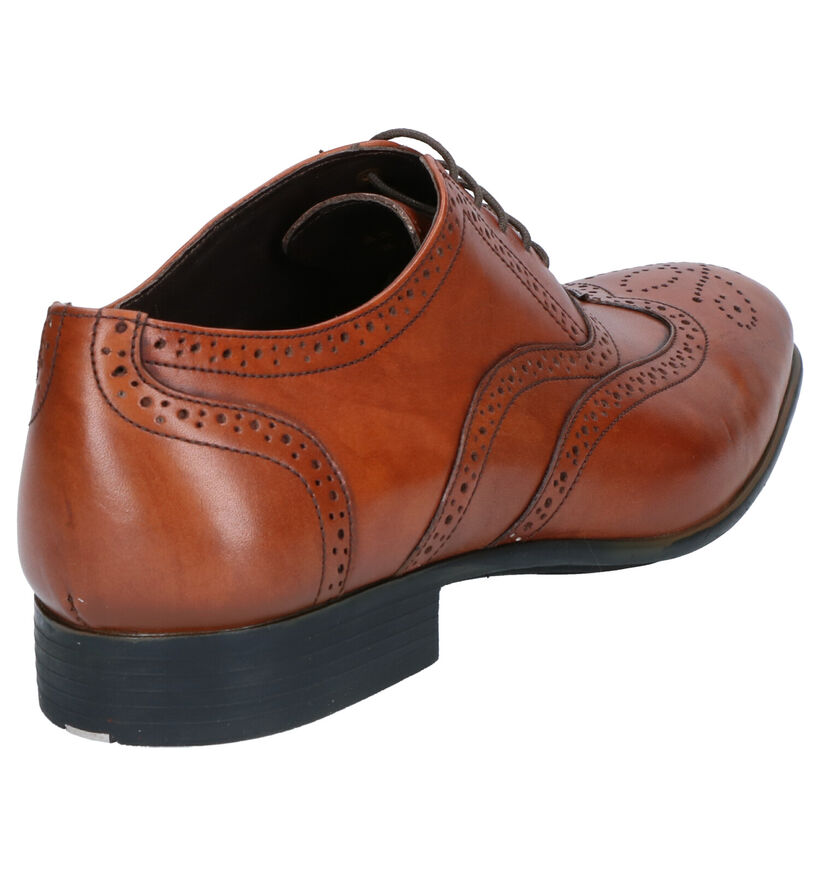 Ambiorix Chaussures habillées en Cognac en cuir (275258)