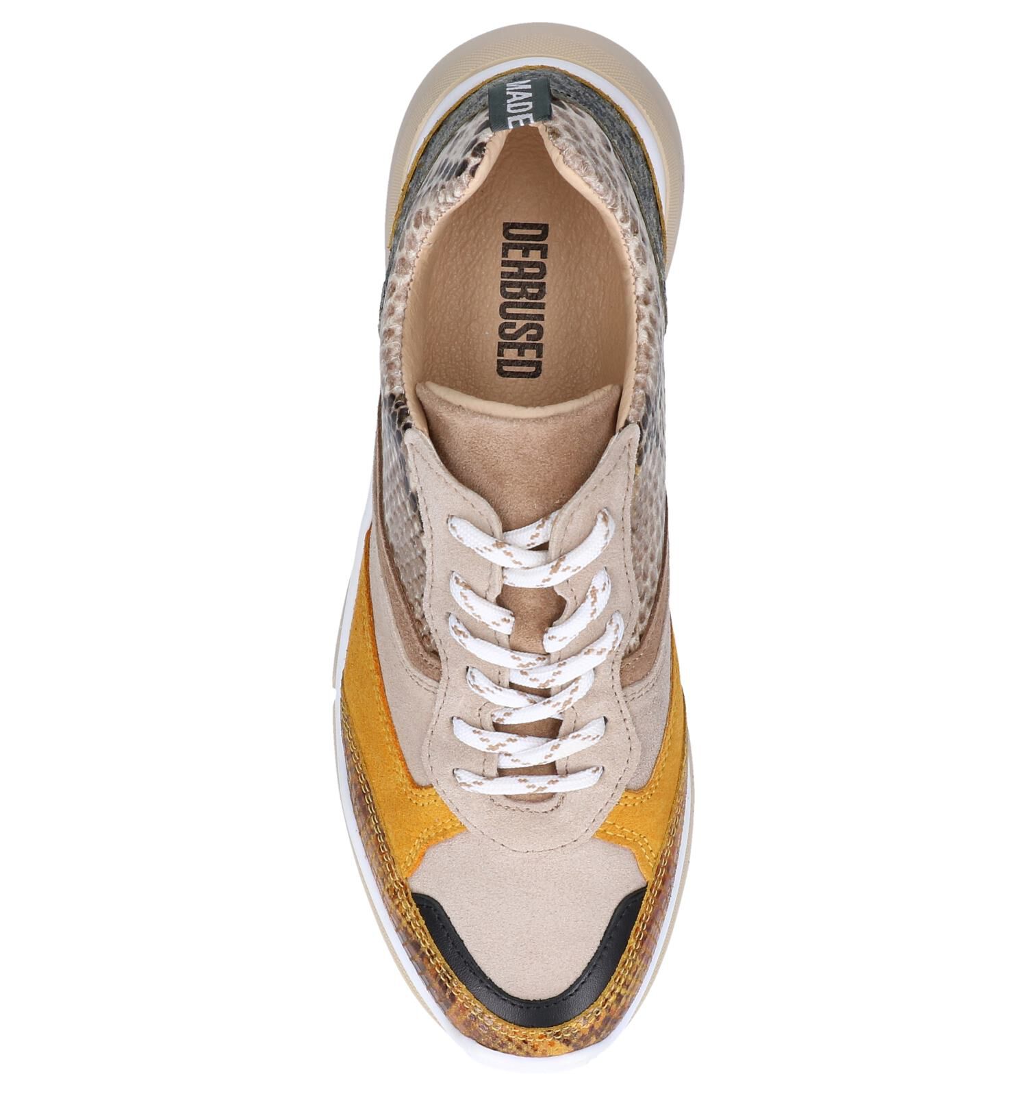 Beige Sneakers Deabused Dames Sneakers Online op TORFS.BE