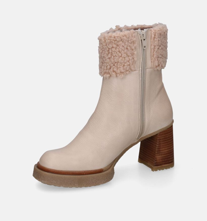 Wonders Bottines à talons en Écru pour femmes (317243)