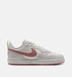 Nike Court Borough Baskets en Blanc/Gris pour filles (381056)