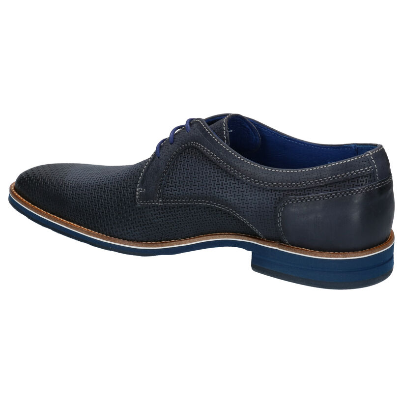 Braend Chaussures habillées en Bleu en cuir (272572)