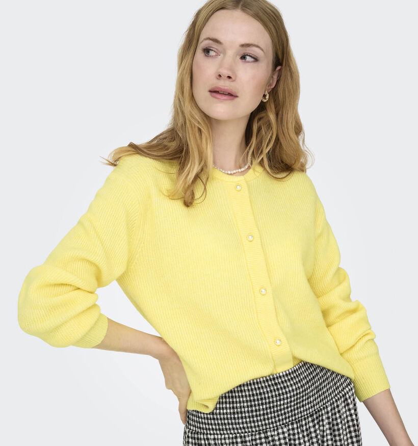 JDY Lumi Life Gilet en Jaune pour femmes (367885)