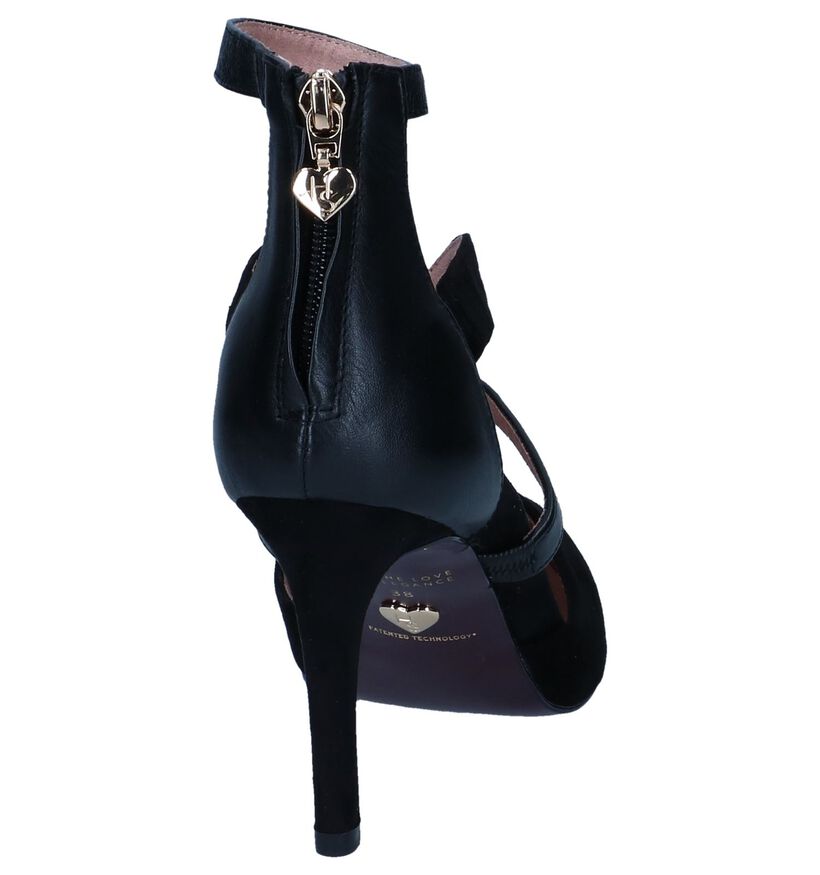 Tamaris Heart & Sole Escarpins en Noir en daim (244126)