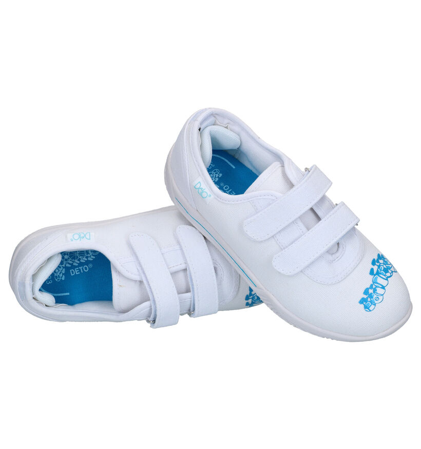Deto Witte Sportschoenen voor meisjes, jongens (293536) - geschikt voor steunzolen