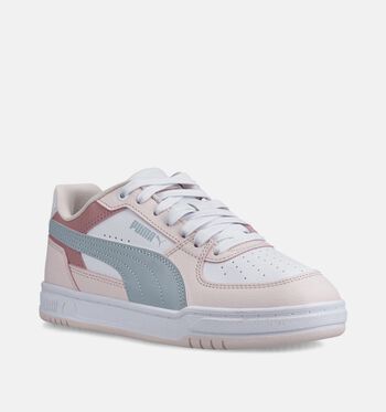 Puma Low Sneakers Wit/Roze
