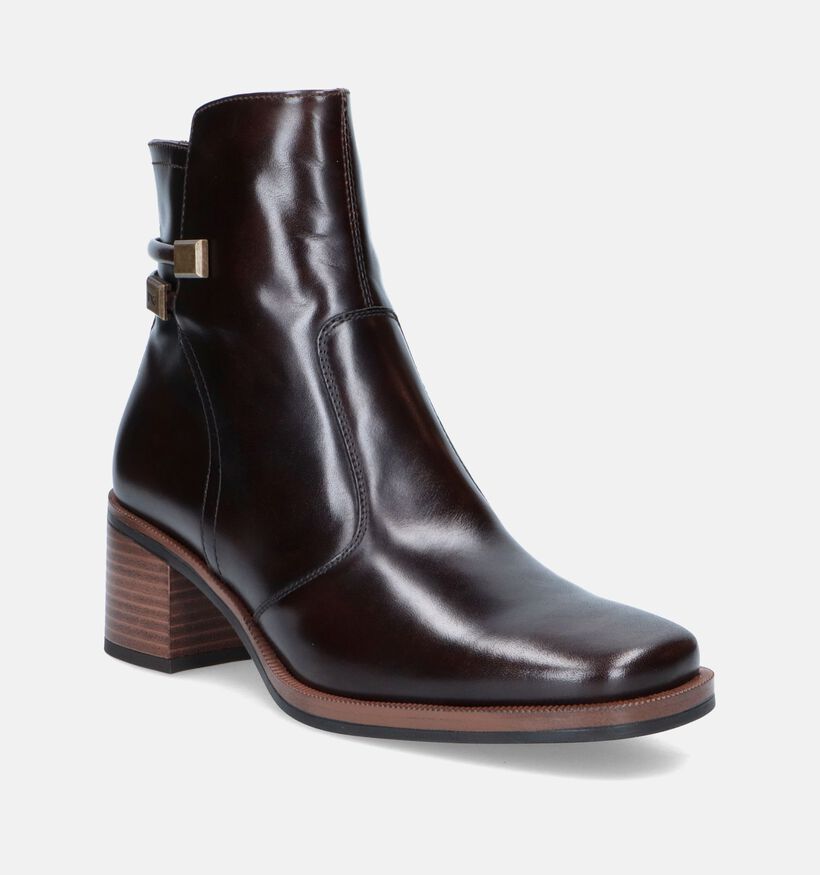 NeroGiardini Bottines avec talon carré en Marron pour femmes (347522)