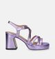 Regarde Le Ciel Lynda-01 Sandales avec talon en Mauve pour femmes (341248)