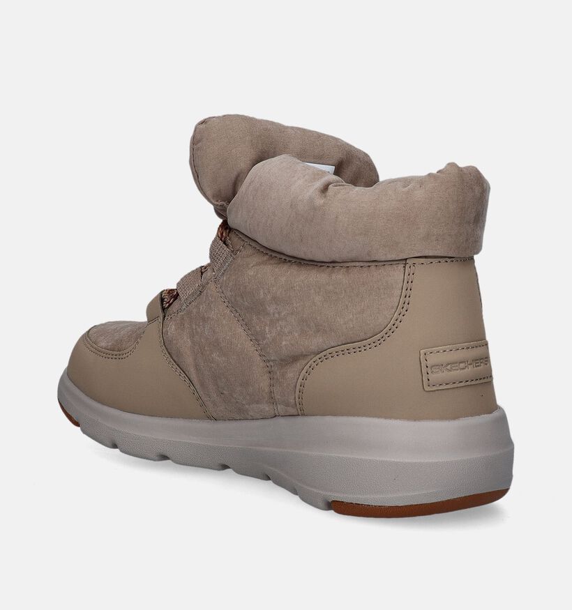 Skechers Glacial Ultra Trend Up Taupe Boots voor dames (346360)
