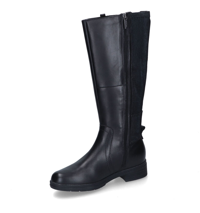 Tamaris Comfort Bottes hautes en Cognac en cuir (317984)