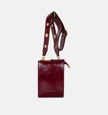 Laurent David Schoudertassen Cognac/Bruin/Bordeaux/Groen
