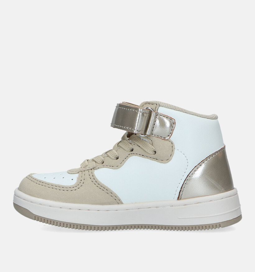 Victoria Beige Hoge sneakers voor meisjes (331375)