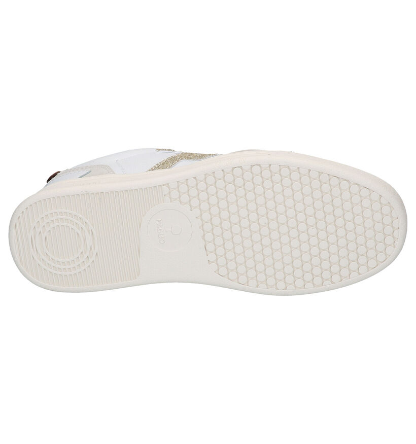 Faguo Baskets casual en Blanc en simili cuir (274839)