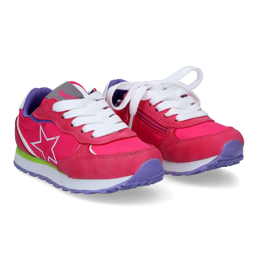 Milo & Mila Fuchsia Sneakers voor meisjes (305273)