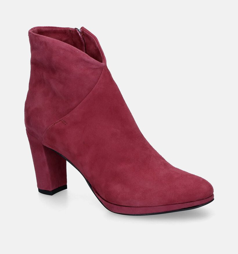 Signatur Bottines à talons en Rose foncé pour femmes (317515)