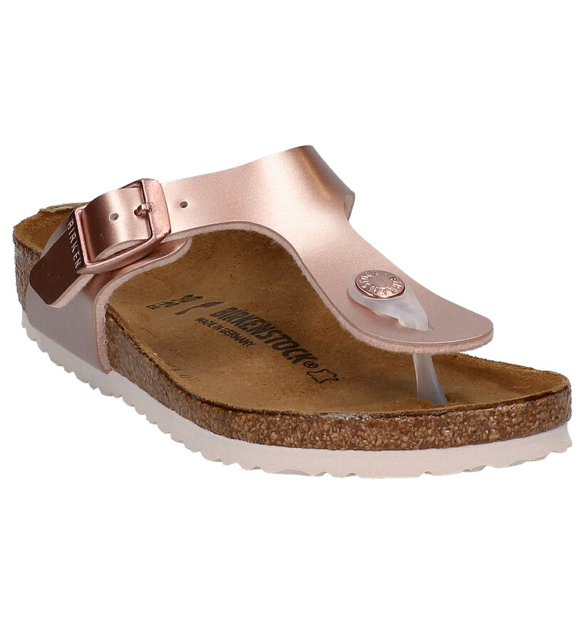 Birkenstock Gizeh BS Witte Teenslippers voor meisjes (338081)