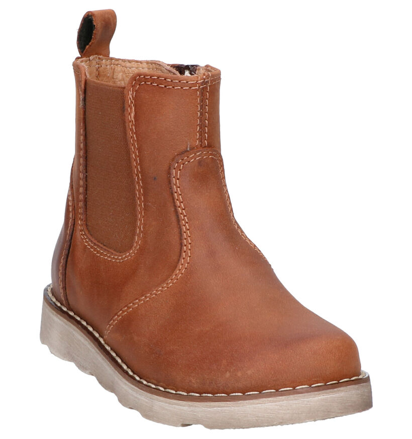 Lunella Cognac Boots in leer (258997)