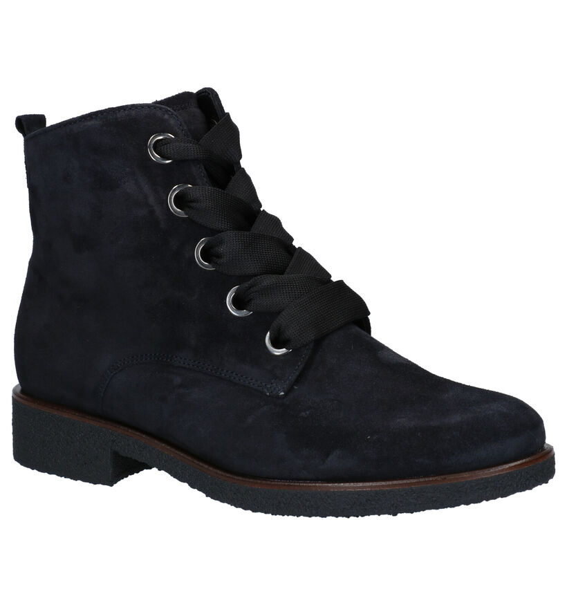 Gabor Bottines à lacets en Vert kaki en nubuck (282301)