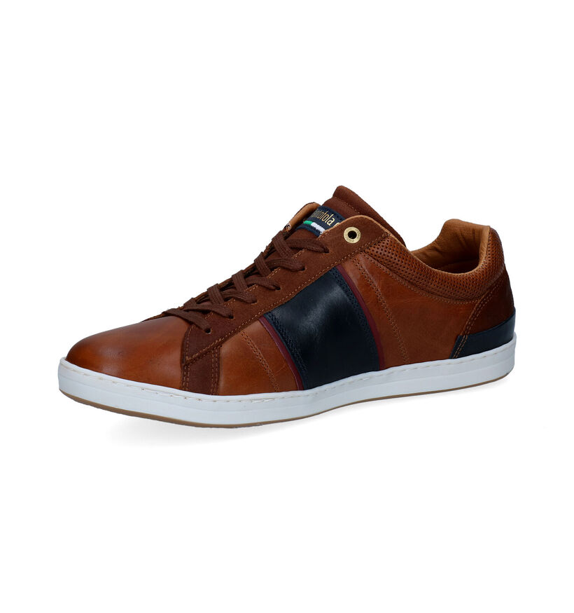 Pantofola d'Oro Torretta Chaussures à lacets en Cognac pour hommes (329977) - pour semelles orthopédiques