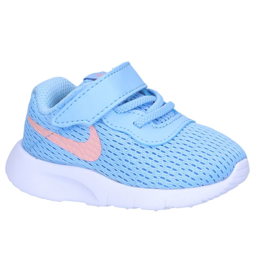 Blauwe Babysneakers Nike Tanjun TD in stof (249976)