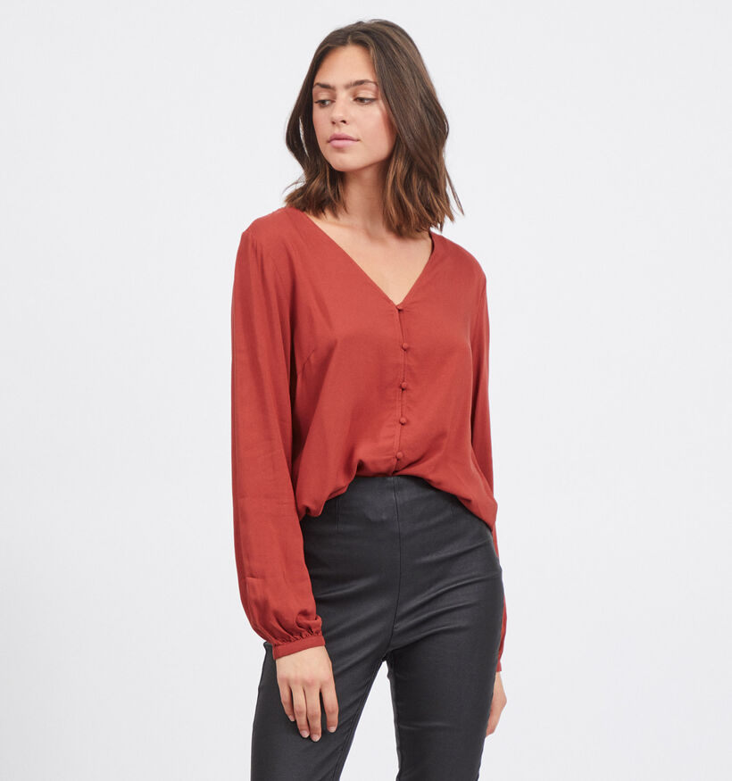 Vila Blouse en Brun (309078)