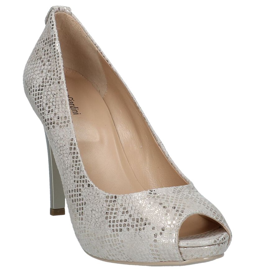 Peeptoe Pumps Goud NeroGiardini, , pdp