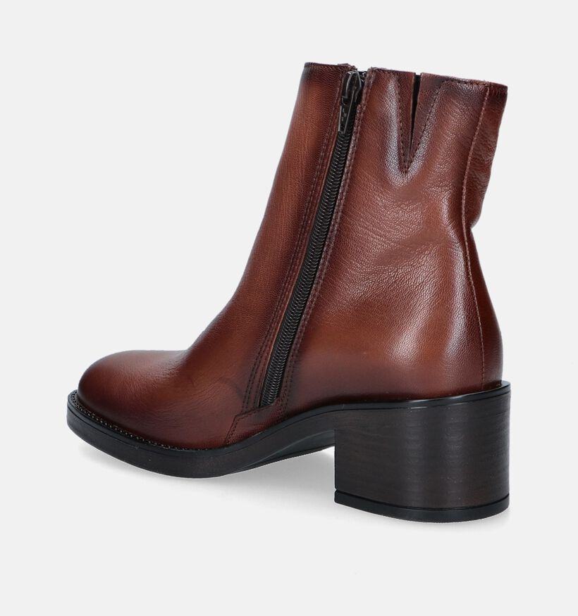 Laurent David 2 Plain 202 Bottillions en Cognac pour femmes (349205)