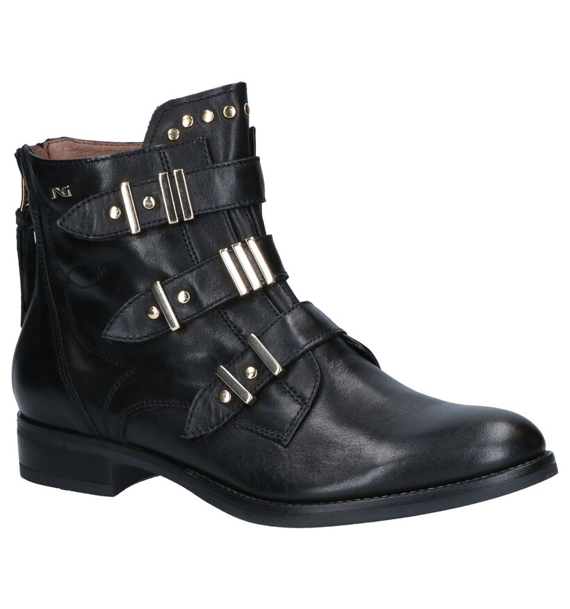 NeroGiardini Bottines motardes en Noir en cuir (255319)