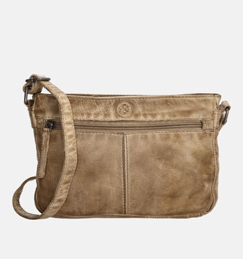 Hide & Stitches Crossbody tassen Beige