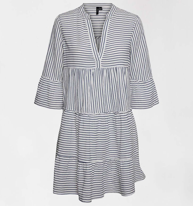 Vero Moda Heli Roze Gestreept Kleedje (311886)