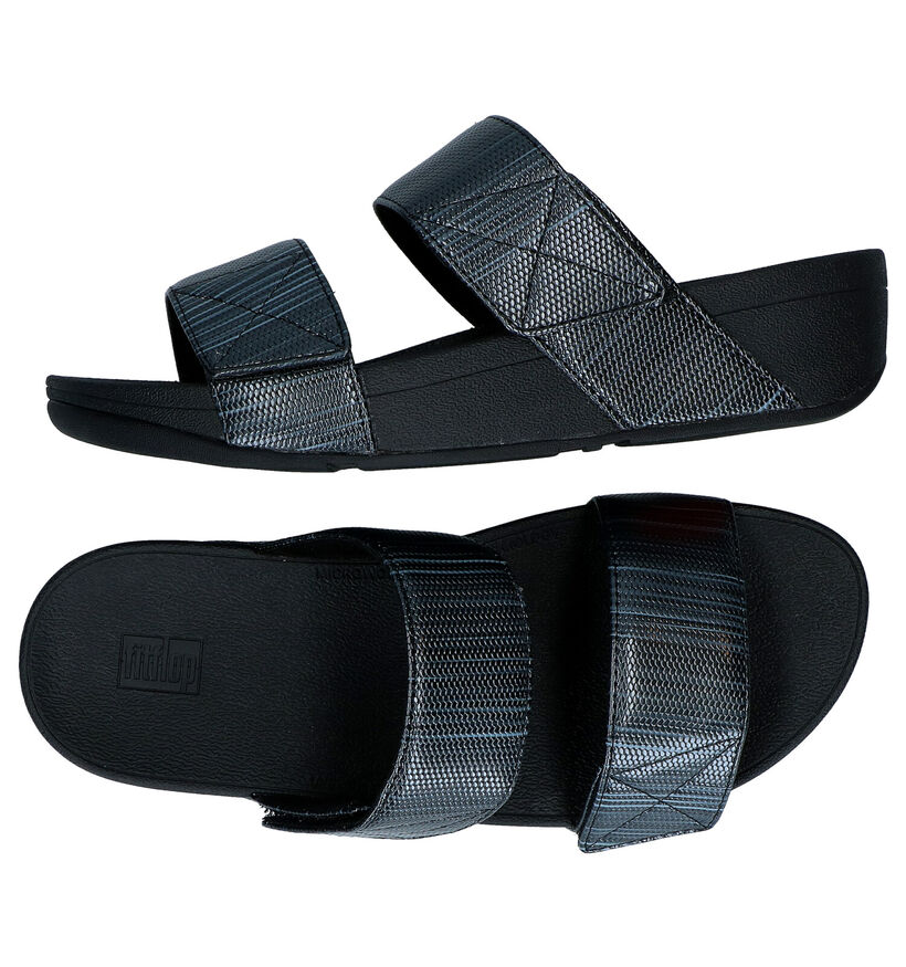 FitFlop Mina Nu-pieds en Noir en simili cuir (286112)