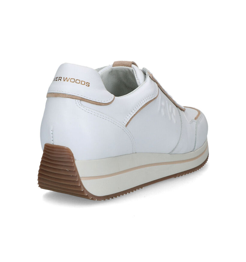 River Woods Lotus Witte Sneakers voor dames (322693) - geschikt voor steunzolen