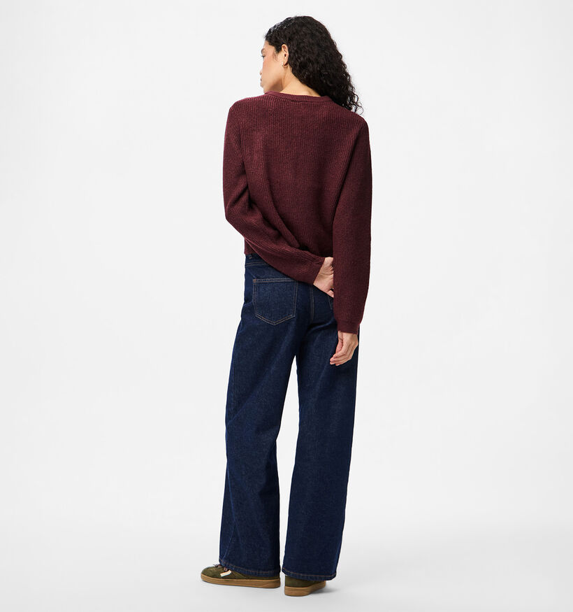 Pieces Silly Gilet en Bordeaux pour femmes (378375)