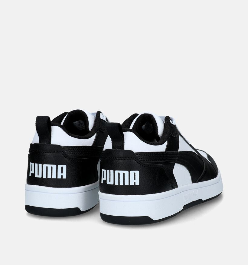 Puma Rebound V6 Low Baskets en Noir pour hommes (326849) - pour semelles orthopédiques