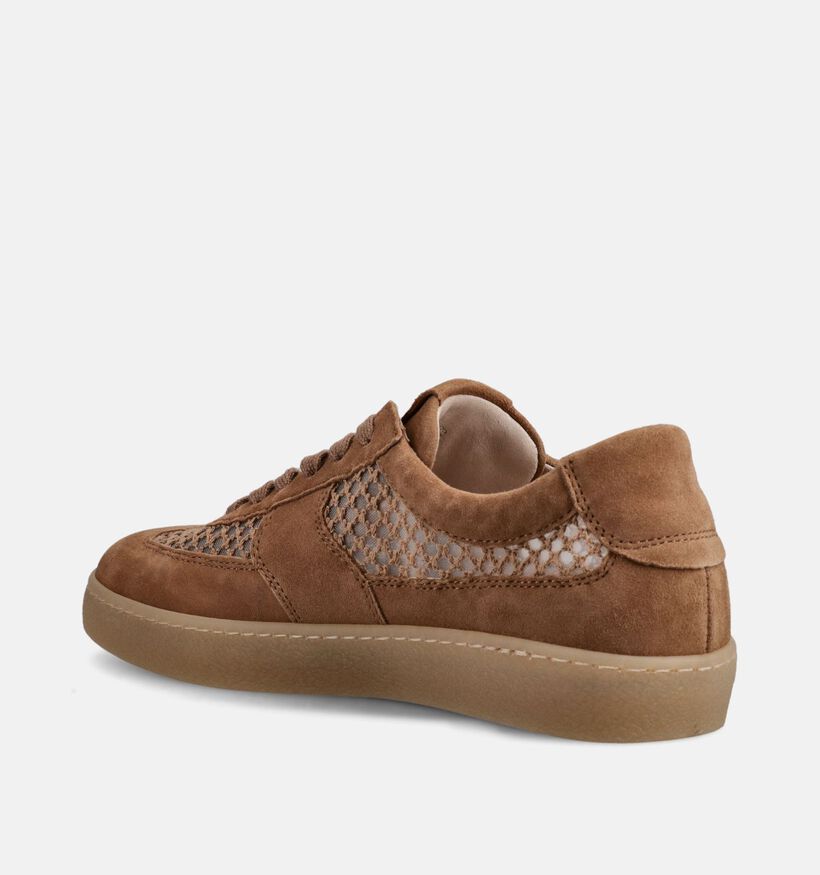 Gabor Cognac Sneakers voor dames (373311) - geschikt voor steunzolen
