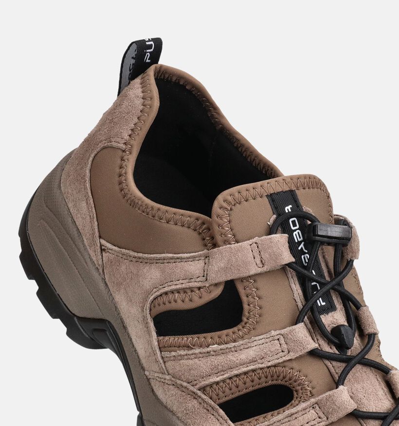 Pius Gabor Sandales en Brun pour hommes (370320) - pour semelles orthop&eacute;diques